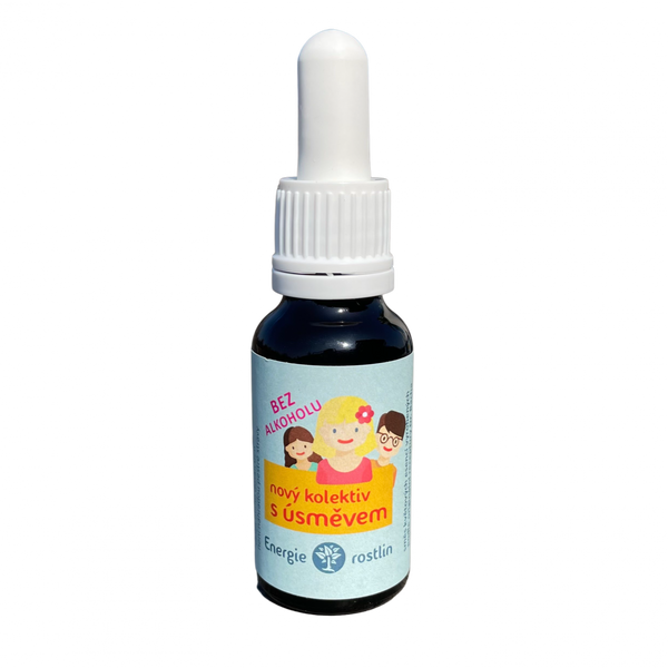 Energie rostlin Bachovy esence - Směs Nový kolektiv s úsměvem (20 ml)