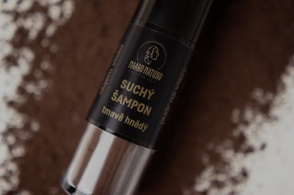 Haaro Naturo Suchý šampon s aplikátorem HNĚDO ČERNÝ (7 g)
