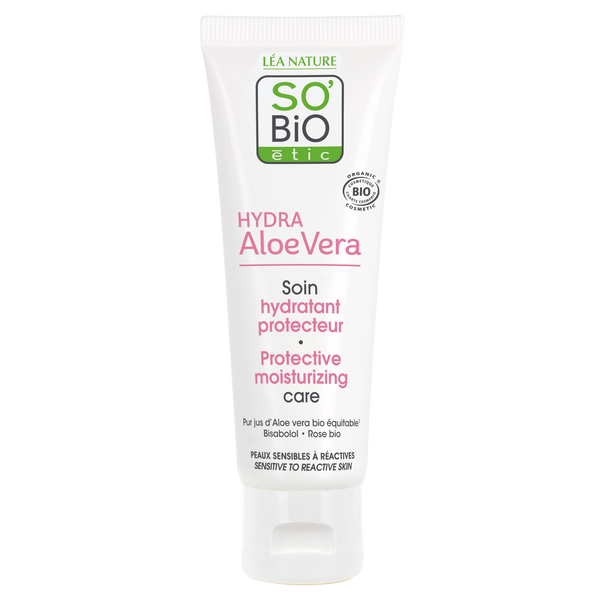 SO’BiO étic Krém ochranný pro citlivou pleť s Aloe vera 5v1 BIO (50 ml)