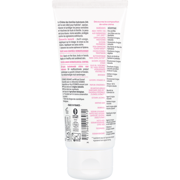 SO’BiO étic Krém hydratační hypoalergenní s Aloe vera pro celou rodinu BIO (100 ml)