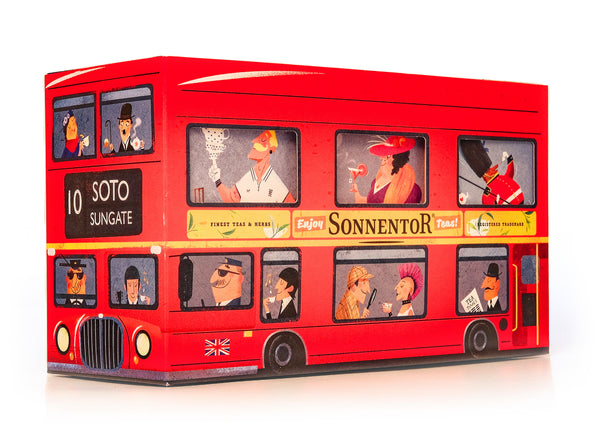Sonnentor Dárková kazeta čajová BIO - London Bus (3 ks)