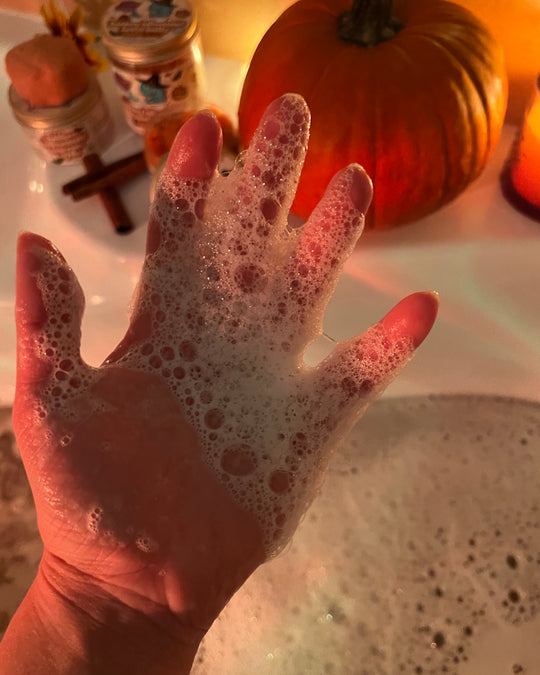 Pure Harmony Bublíkova halloweenská koupací pěna v prášku s probiotiky (160 g)