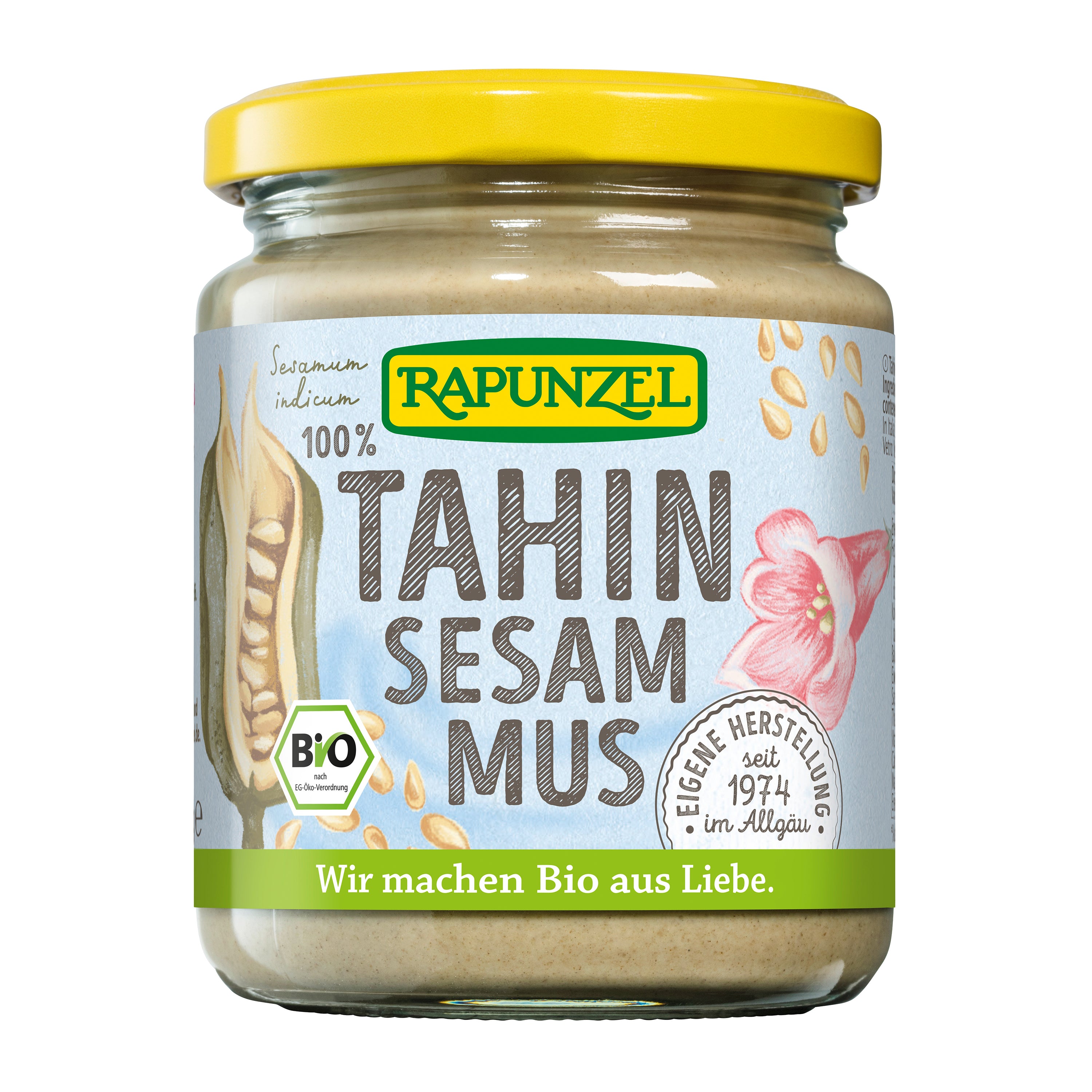 313017 Tahini pasta sezamová 100 % 250 g BIO   RAPUNZEL-1