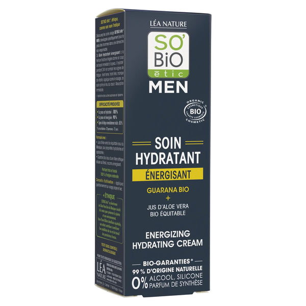 SO’BiO étic Krém hydratační energizující MEN s guaranou BIO (50 ml)