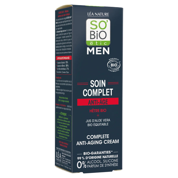 SO’BiO étic Krém anti-aging MEN s extraktem z buku lesního BIO (50 ml)