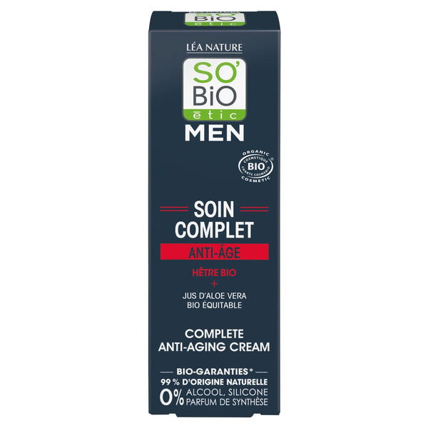 SO’BiO étic Krém anti-aging MEN s extraktem z buku lesního BIO (50 ml)