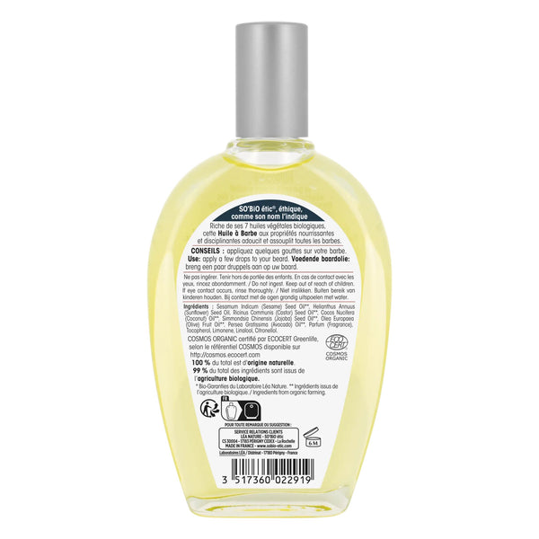SO’BiO étic Olej pečující MEN na bradu a vousy BIO (50 ml)