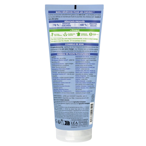 SO’BiO étic Péče 2v1 pro kudrnaté vlasy s vitaminem F a lněným semínkem BIO (200 ml)