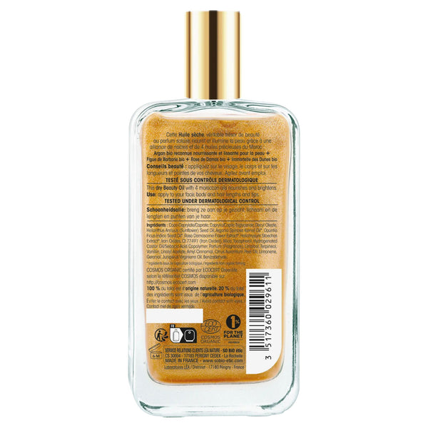SO’BiO étic Précieux Argan Pěstící olej na tělo, tvář i vlasy BIO - zlatý (100 ml)