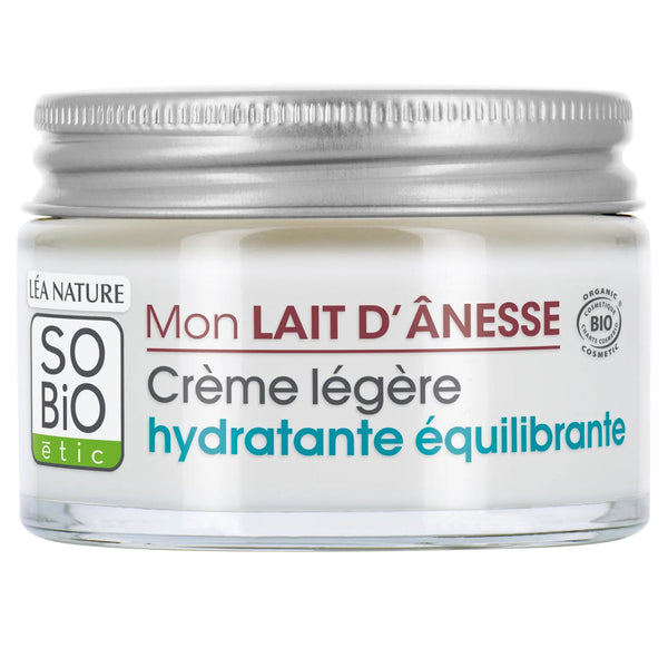 SO’BiO étic Krém hydratační s oslím mlékem pro normální a smíšenou pleť BIO (50 ml)