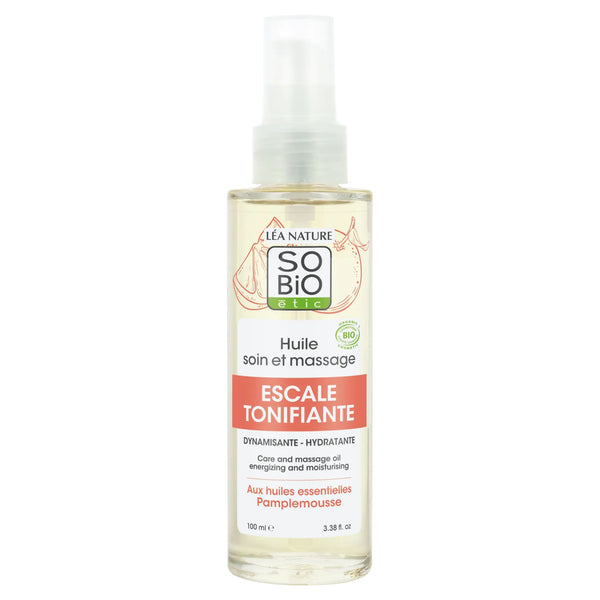 SO’BiO étic Olej tělový masážní s citrusy BIO (100 ml)
