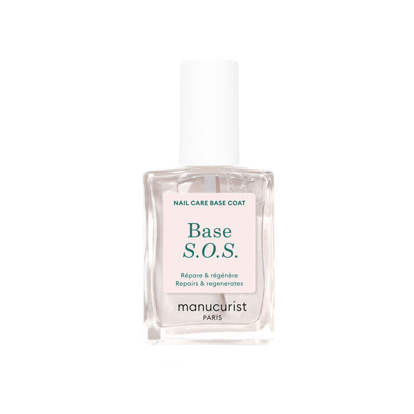 Manucurist Green Podkladový schnoucí lak pro velmi zničené nehty SOS Base (15 ml)