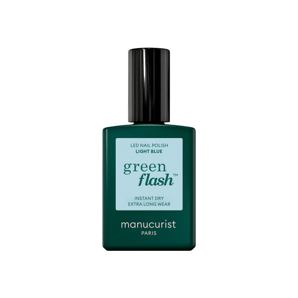 Manucurist Green Flash LED gel lak na nehty - Light Blue (15 ml)