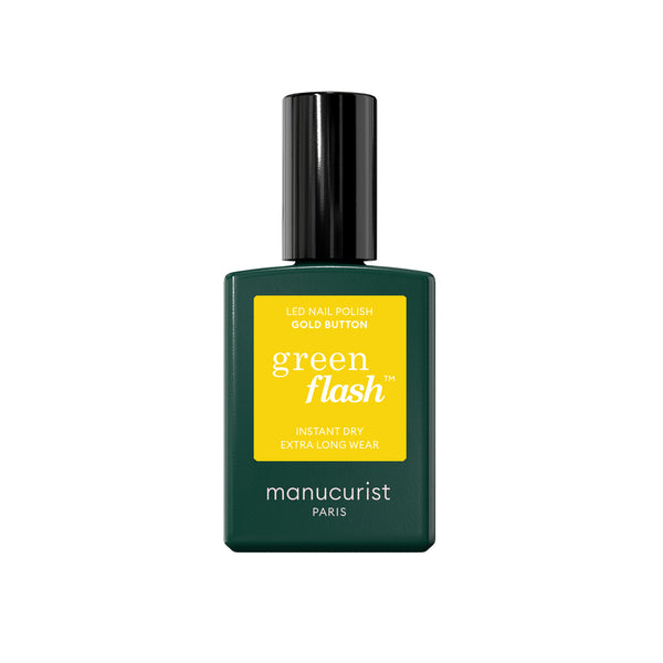 Manucurist Green Flash LED gel lak na nehty - Gold Button (15 ml)