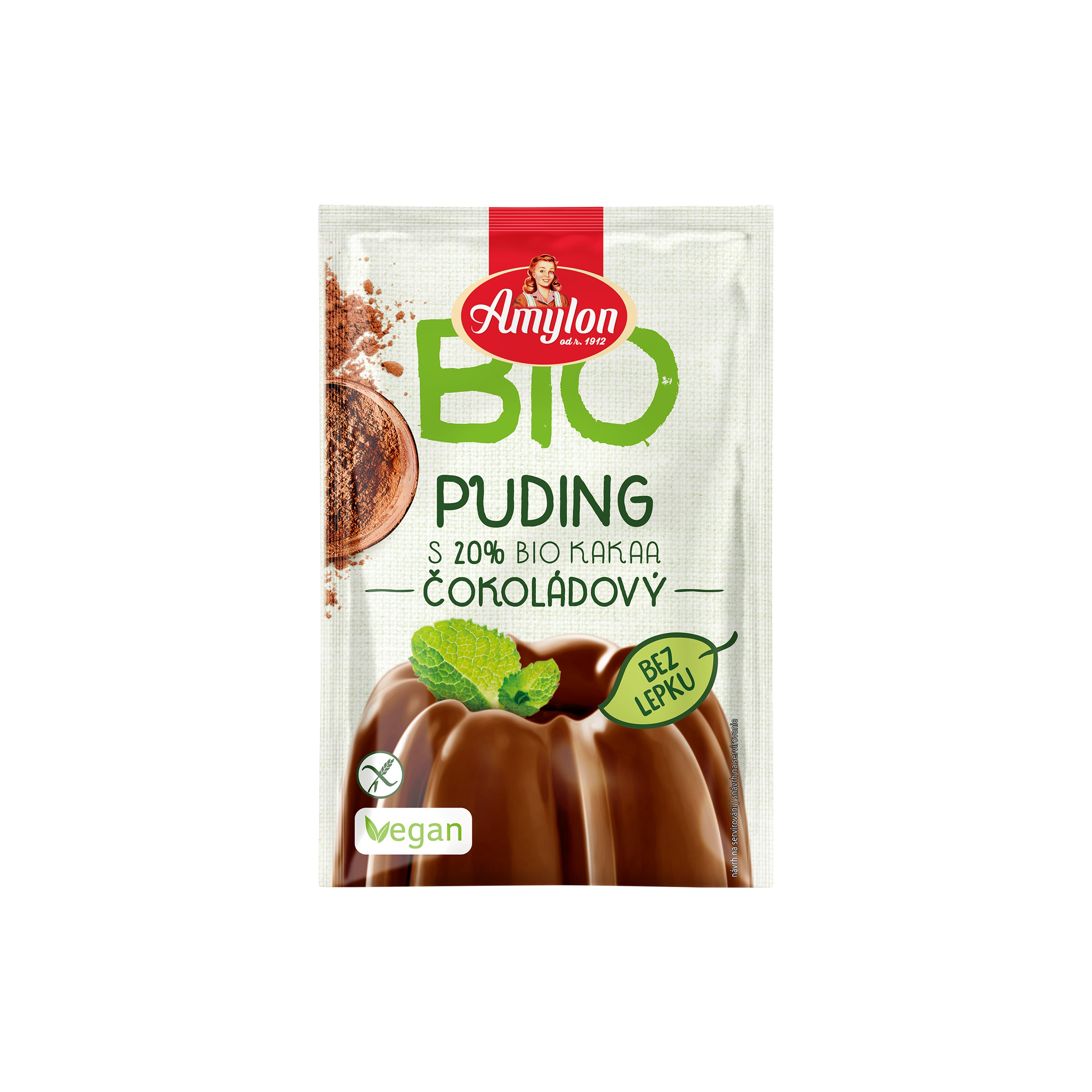 450005 Pudink čokoládový bezlepkový 40 g BIO   AMYLON-1