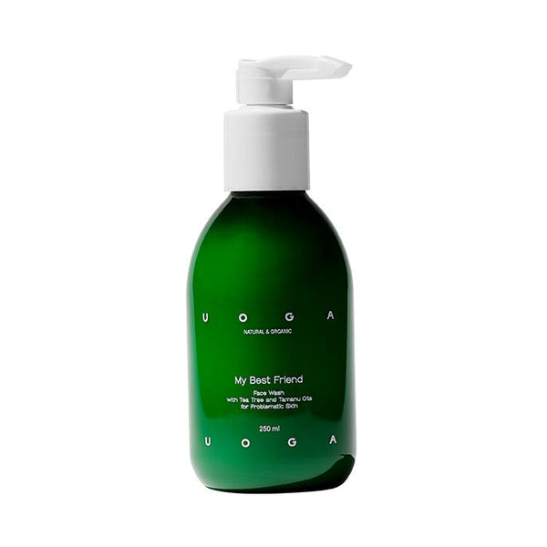 Uoga Uoga Pleťový čisticí gel My Best Friend s tea tree a tamanu BIO (250 ml)