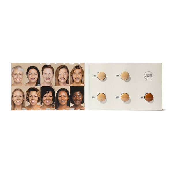 Uoga Uoga Sada testerů Tekutý minerální make-up a sérum SPF 20 BIO (10 x 1 ml)