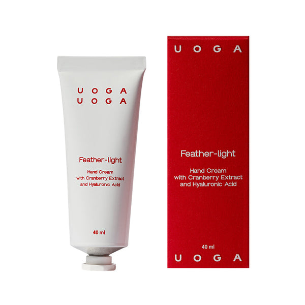 Uoga Uoga Vyživující krém na ruce Feather-light s brusinkami BIO (40 ml)