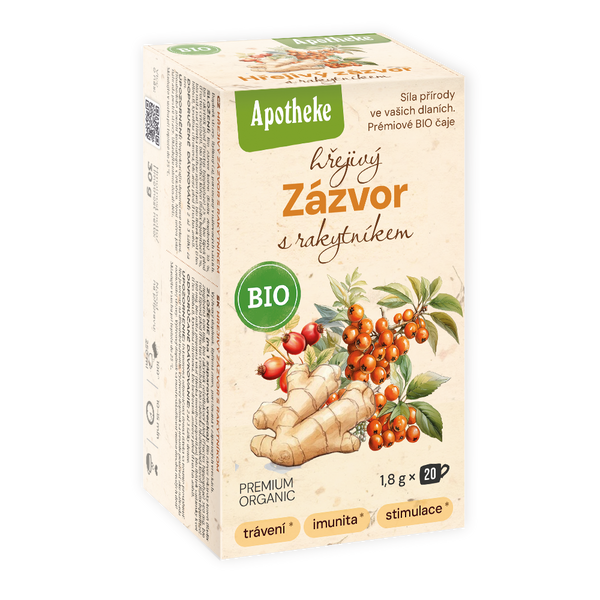 510605 Čaj Hřejivý zázvor s rakytníkem 20 sáčků 36 g BIO MEDIATE-1