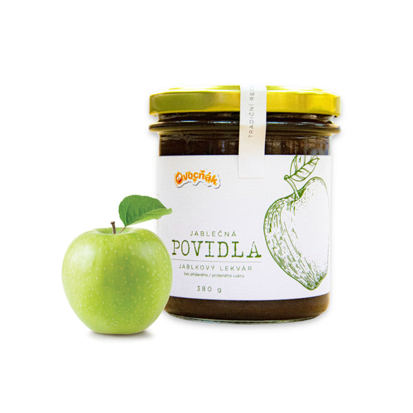 510636 Povidla jablečná neslazená 380 g OVOCŇÁK-1