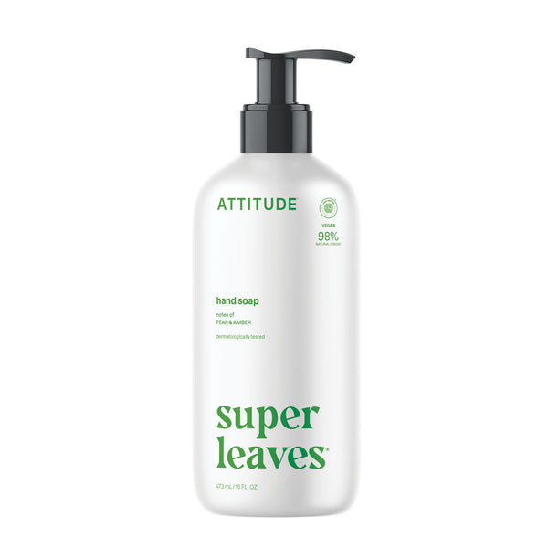 Attitude Tekuté mýdlo na ruce Super Leaves - olivové listy (473 ml)