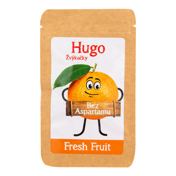 662167 Žvýkačky HUGO ovocné 9 g VELEBA-1