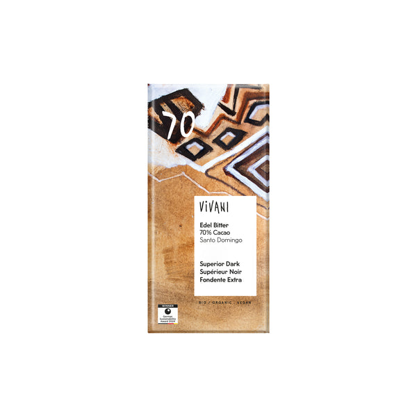 665371 Čokoláda hořká Santo Domingo 70 % 80 g BIO VIVANI-1
