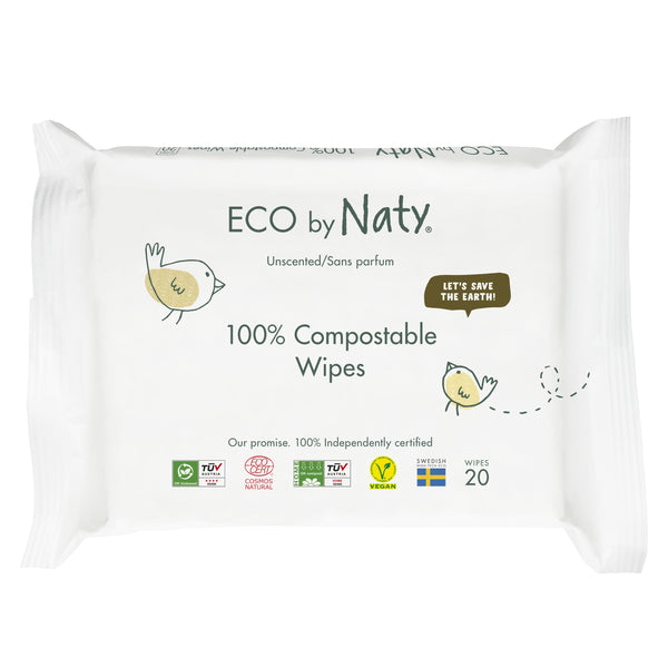 Naty Dětské vlhčené hygienické ubrousky