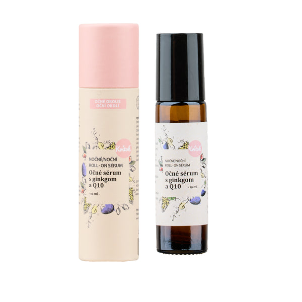 Kvitok Roll-on sérum na oční okolí s koenzymem Q10 - noční (10 ml)