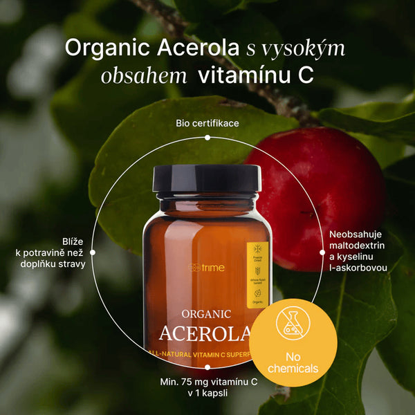 Trime Organic Acerola (90 kapslí)