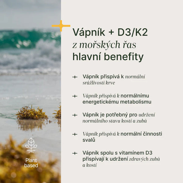 Trime Calcium + D3/K2 (90 kapslí)