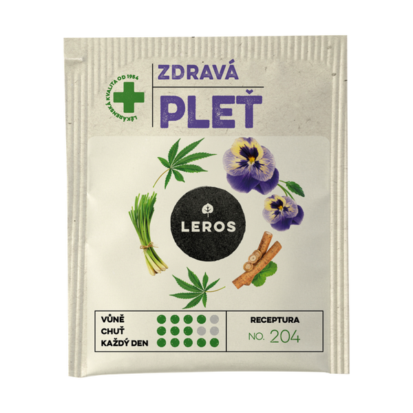 LEROS Bylinný čaj Zdravá pleť - nálev. sáčky (20 x 1,5 g)