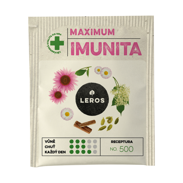 LEROS Bylinný čaj Maximum Imunita - nálev. sáčky (20 x 1,2 g)