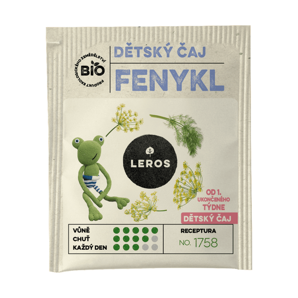 LEROS Dětský čaj Fenykl BIO - nálev. sáčky (20 x 1,5 g)