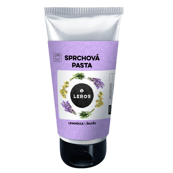 LEROS Sprchová pasta (130 ml) - Levandule & šalvěj