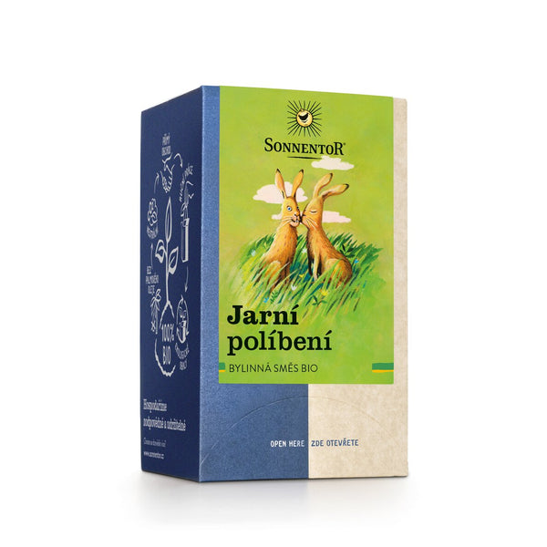 Sonnentor Bylinný čaj Jarní políbení BIO - nálevové sáčky (18 x 1,5 g)
