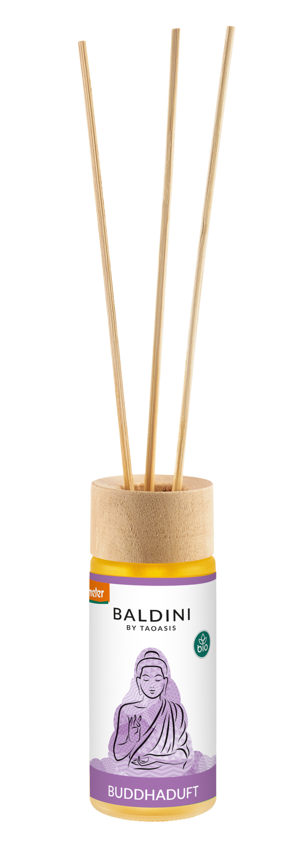 TAOASIS Baldini Aroma difuzér s tyčinkami Buddha Scent BIO (50 ml)