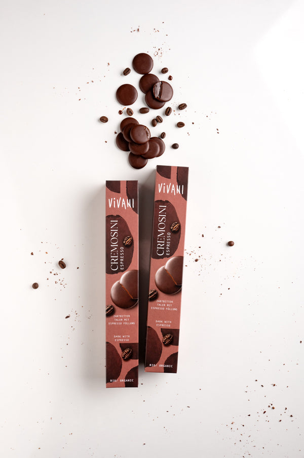 Vivani Mince čokoládové Cremosini Espresso BIO (100 g)