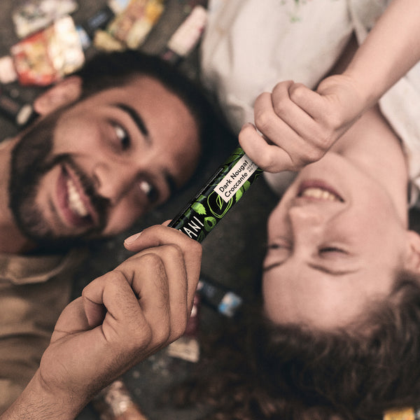 Vivani Čokoládová tyčinka s tmavým nugátem a krokantem BIO (35 g)