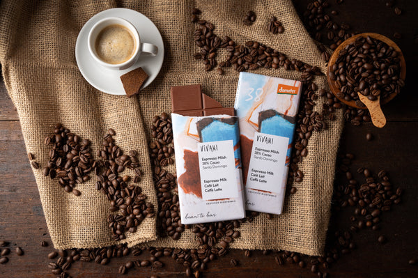 Vivani Čokoláda mléčná Espresso Milk 38 % BIO (90 g)