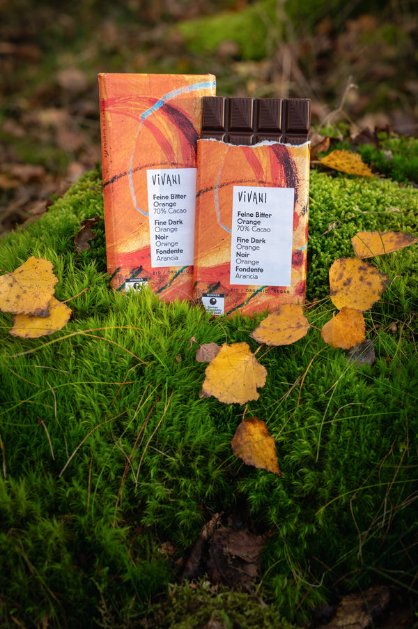 Vivani Čokoláda hořká pomerančová BIO (80 g)
