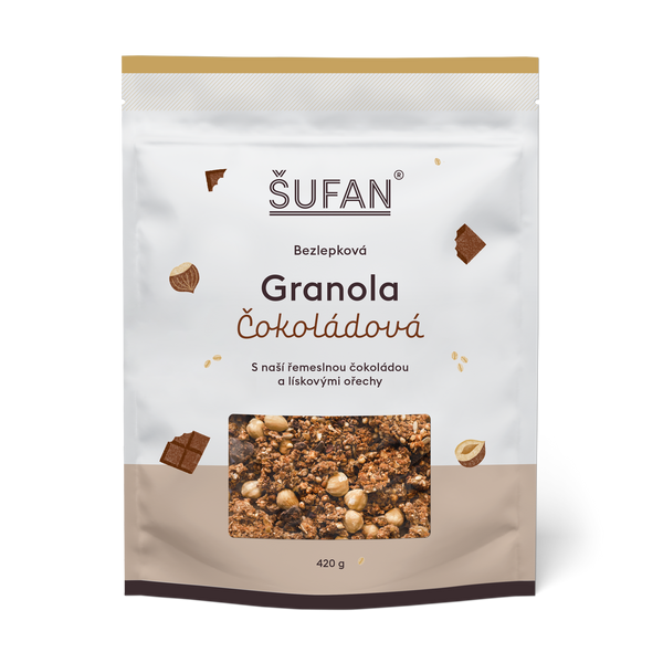 Šufan Granola čokoládová (sáček 420 g)