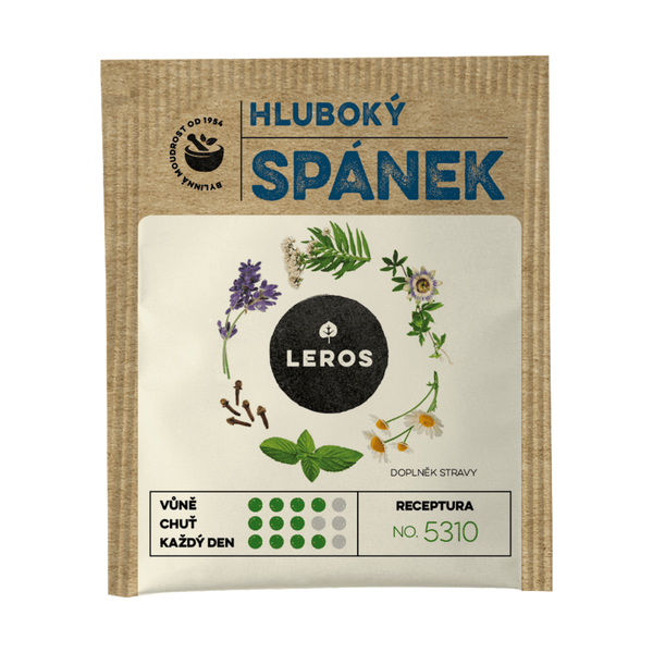 LEROS Bylinný čaj Hluboký spánek - nálev. sáčky (20 x 1 g)