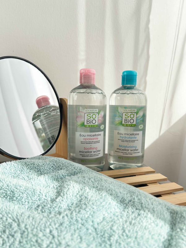 SO’BiO étic Voda micelární s Aloe Vera zklidňující BIO (500 ml)