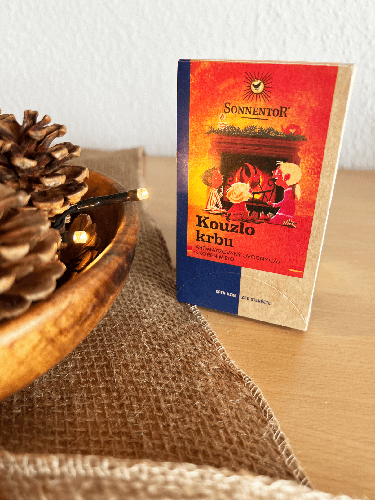 Sonnentor Aromatizovaný ovocný čaj Kouzlo krbu BIO - nálev. sáčky (18 x 2,5 g)