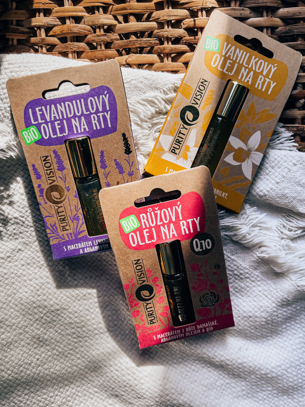 Purity Vision Levandulový olej na rty BIO (10 ml)