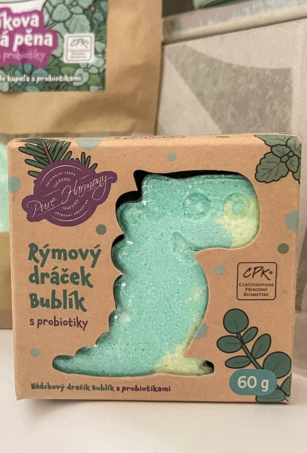 Pure Harmony Šumivý rýmový dráček Bublík s probiotiky (60 g)
