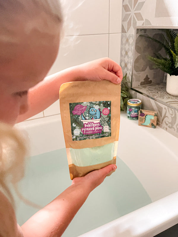 Pure Harmony Bublíkova rýmová pěna do koupele v prášku s probiotiky (160 g)