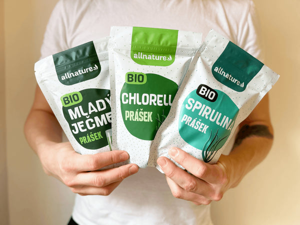 Allnature Mladý ječmen prášek BIO