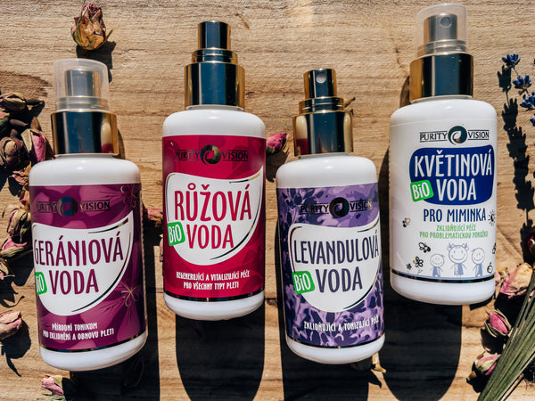 Purity Vision Květinová voda pro miminka BIO (100 ml)